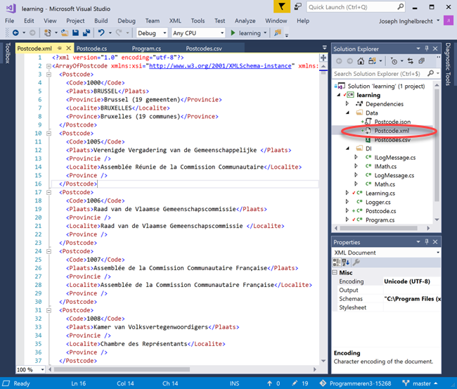 Content Postcodes.xml